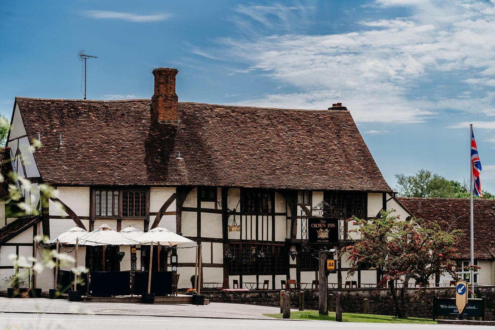 The Crown Inn チディングフォールド エクステリア 写真